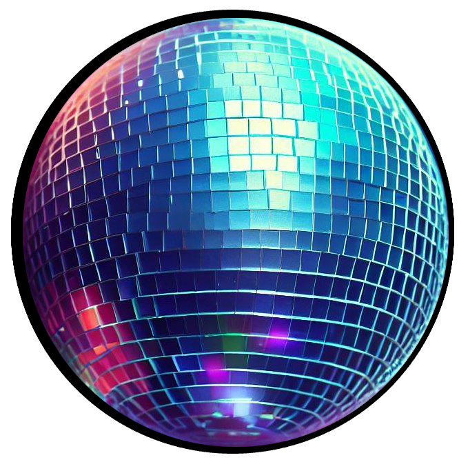 Colorful Disco Ball