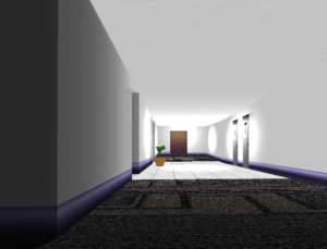 mysterious hallway